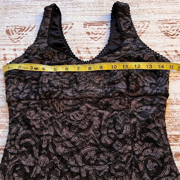 Mystic Black Floral Lace Midi Dress - Picture 4 of 7